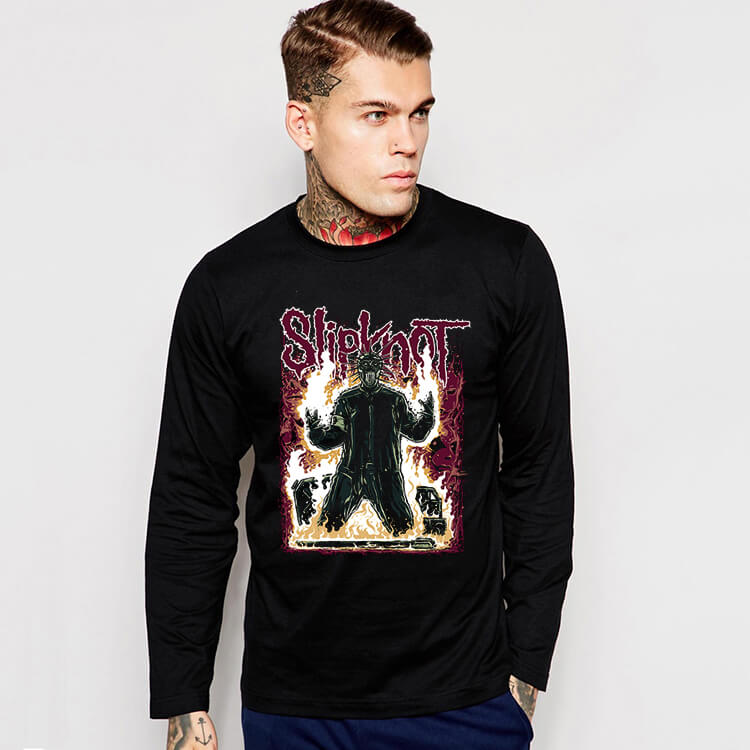 Slipknot Long Sleeve Tshirt for Men Cool