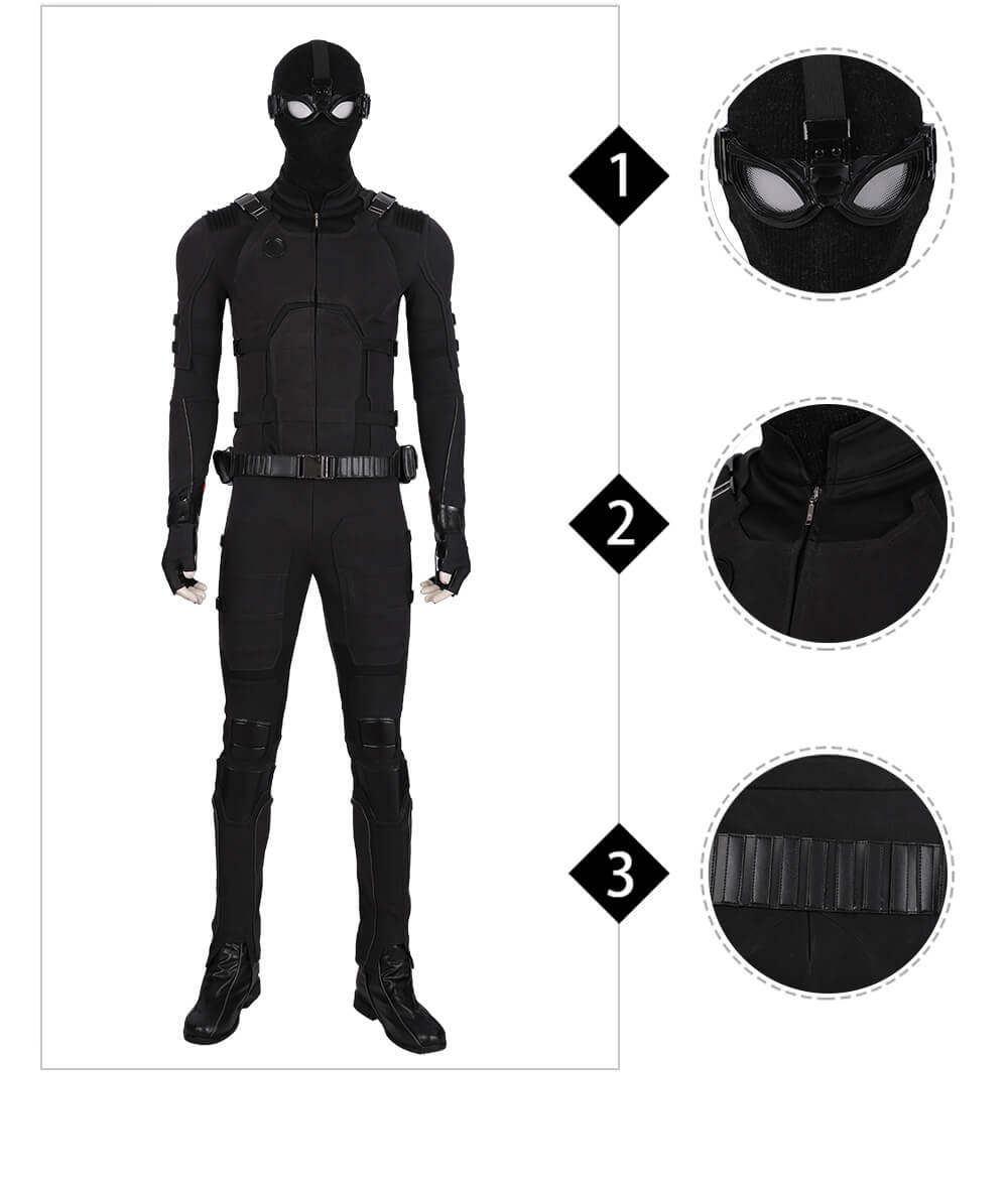 Spider Man Far From Home Costume Halloween Spiderman Cosplay Jumpsuit