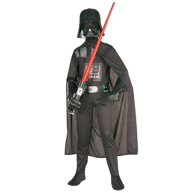 Star Wars Cosplay Darth Vader Halloween Costume Party Performance Clothing Black