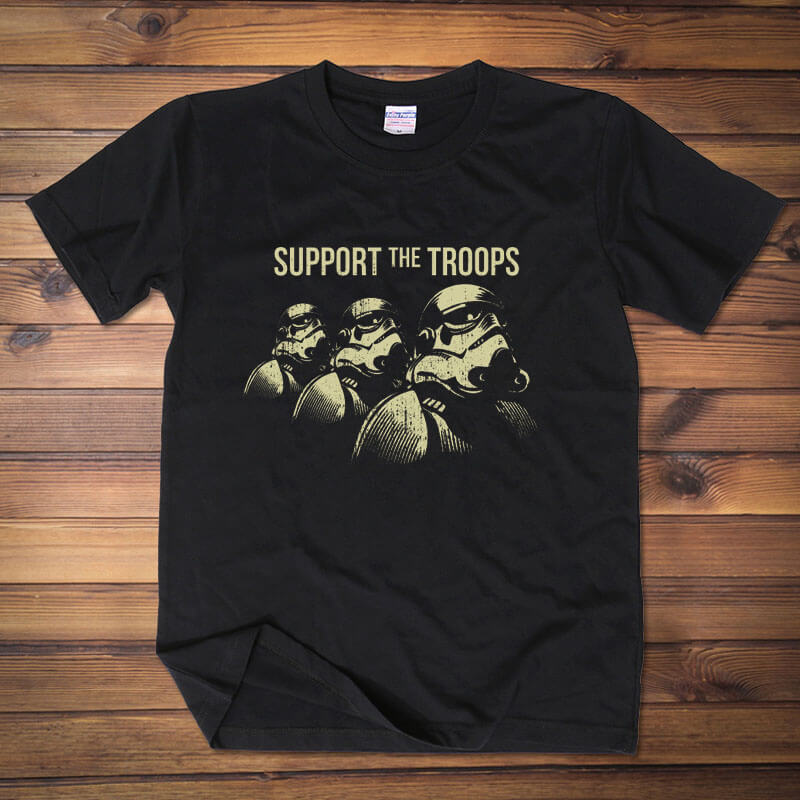 StarWars Darth Vader Support the Troops T-shirt