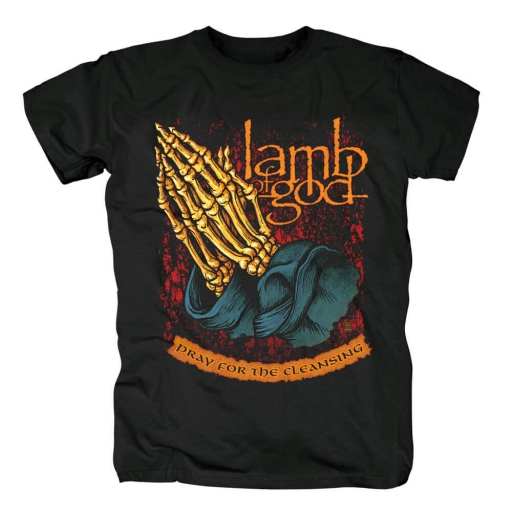 Us Lamb Of Gad T-Shirt Metal Graphic Tees | WISHINY