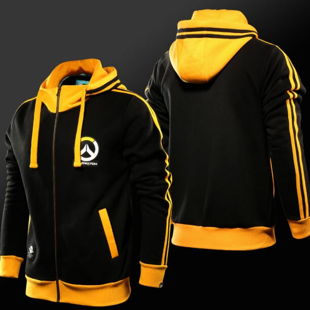 Blizzard Overwatch Logo Hoodie Zip OW Sweatshirt