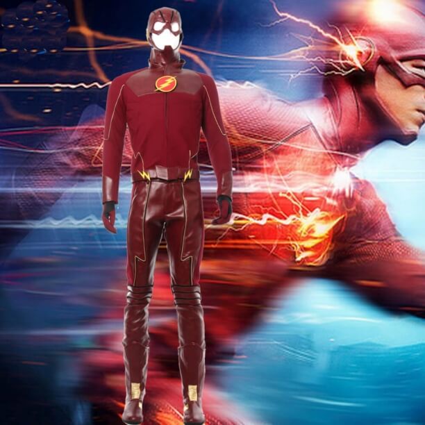 Superhero The Flash Cosplay Costume Carnival Costume