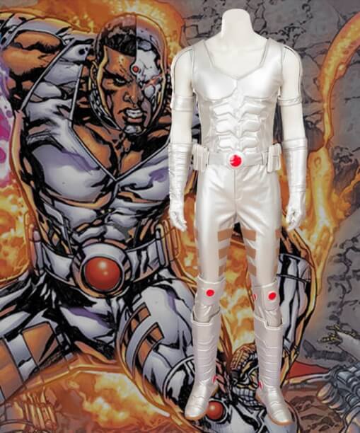 Cyborg Victor Stone Cosplay Costume