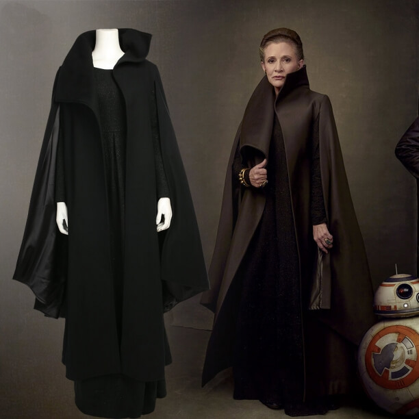 Star Wars 8 Cosplay Prinsesse Leia Cosplay Kostume