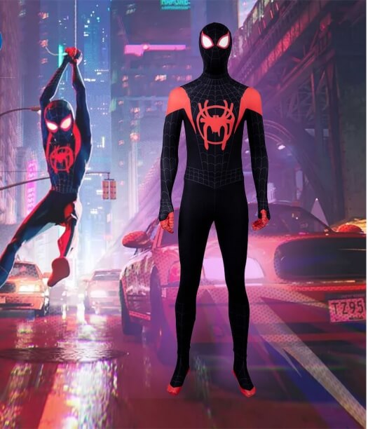 Spiderman Miles Morales Cosplay Do Spider Verse Halloween kostým | WISHINY