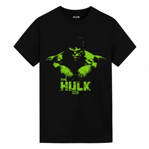 Camisetas de qualidade do Hulk Camisetas do super-herói da Marvel