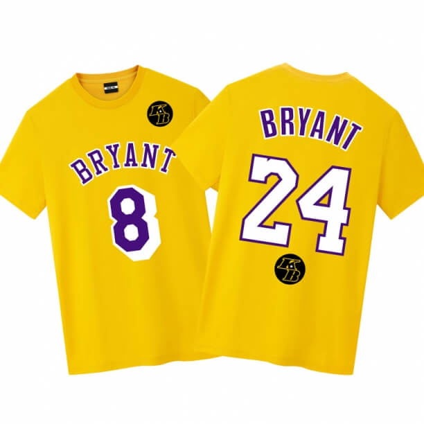 Kobe Bryant NO.24 Cămașe galbene