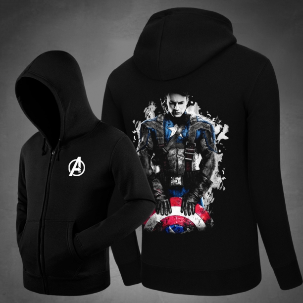 <p>Os Vingadores Capitão América Tops Cool Hoodies</p>
