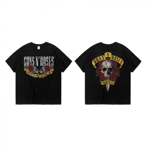<p>Rock Guns N&#039; Roses Tee Cotton T-Shirt</p>
