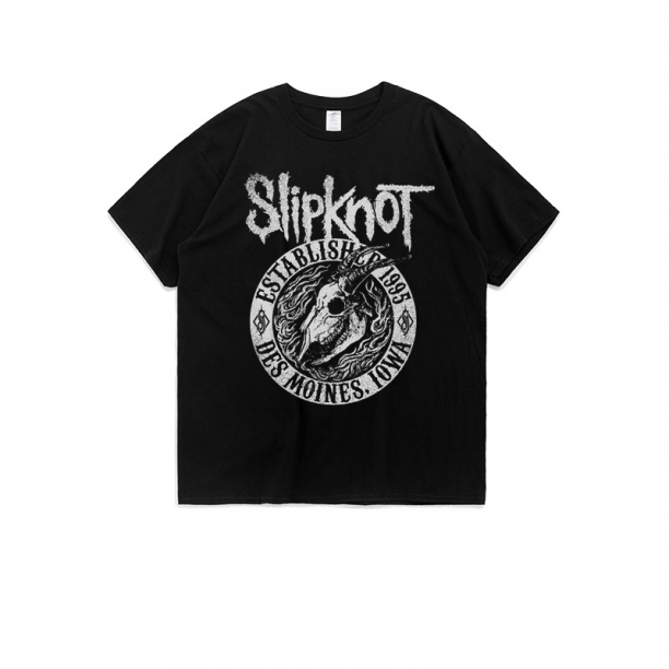 <p>Rock Slipknot Tee Cotton T-Shirt</p>
