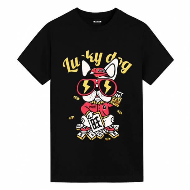 Dog Black T-shirt for youth