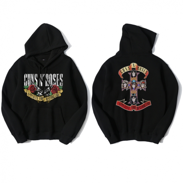 <p>Guns N&#039; Roses Hooded Jacket Rock Cotton Hoodie</p>
