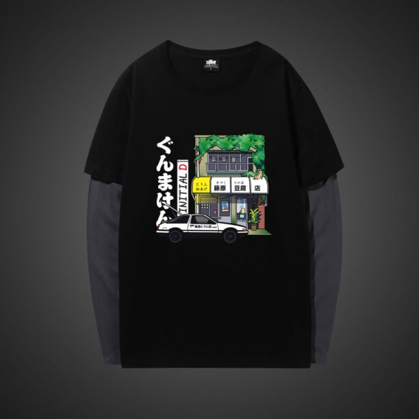 Fujiwara Tofu Shop Long Sleeve Shirts