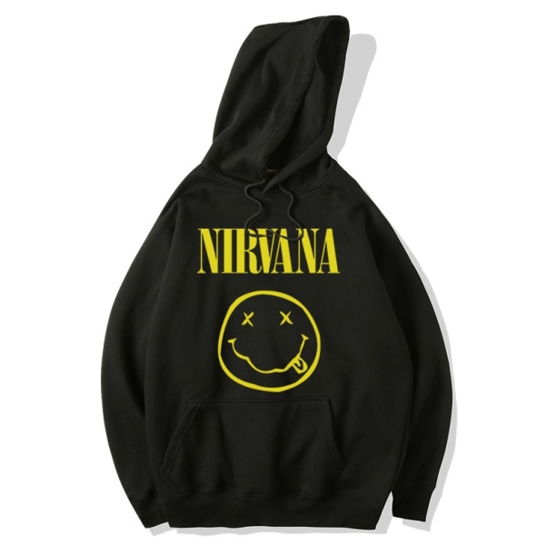 <p>Nirvana Hoodie Rock Bumbac Jacheta cu glugă</p>
