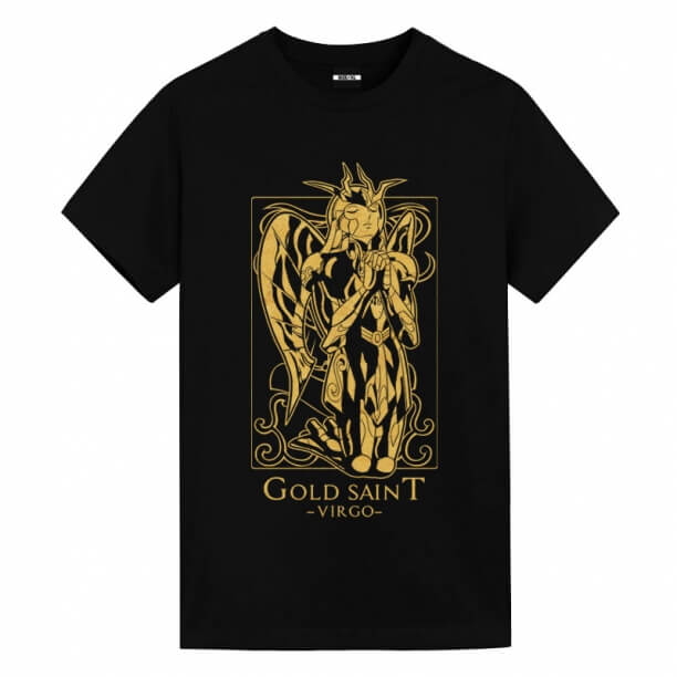 Saint Seiya Virgo Black Tshirt Anime T Shirts Online