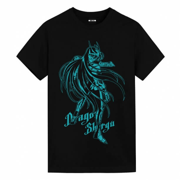 Saint Seiya Dragon Shiryu Shirts Anime White Shirt