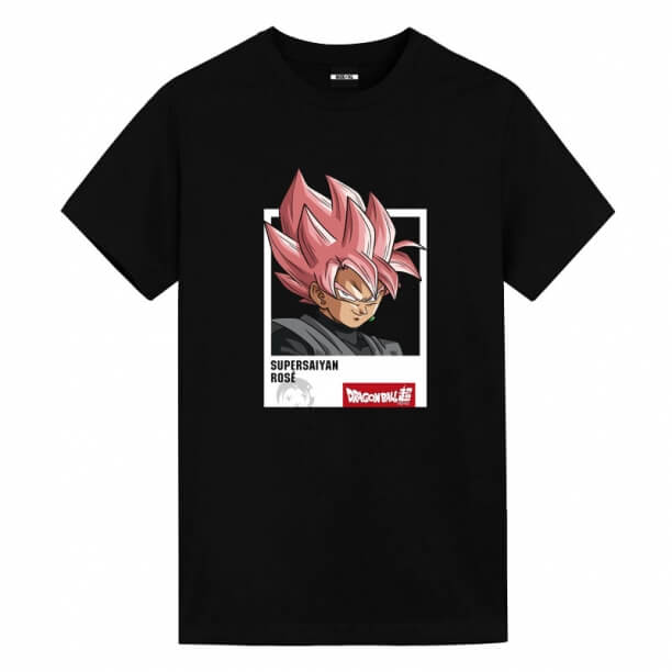 Dragon Ball DB Rose Tshirt Vintage Anime Shirts