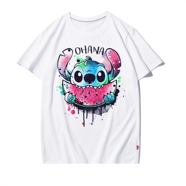 <p>Camisetas de algodão Lilo Stitch Tee</p>
