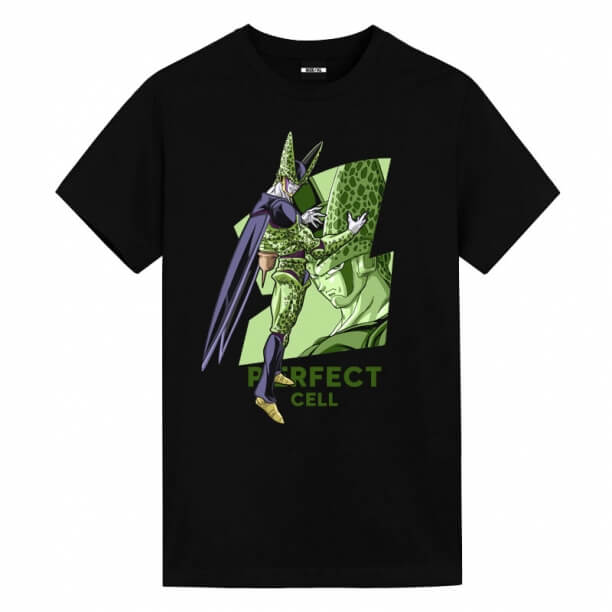 Dragon Ball Cell Tshirt Bedste anime skjorter