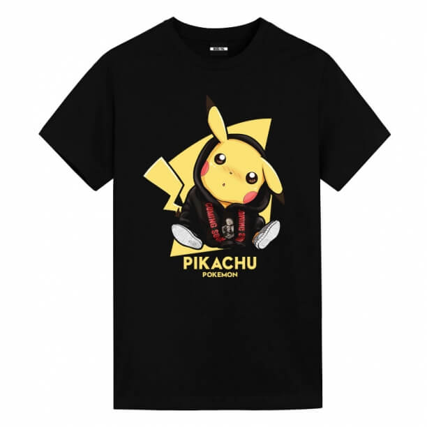 Camisetas Pokémon com capuz Pikachu