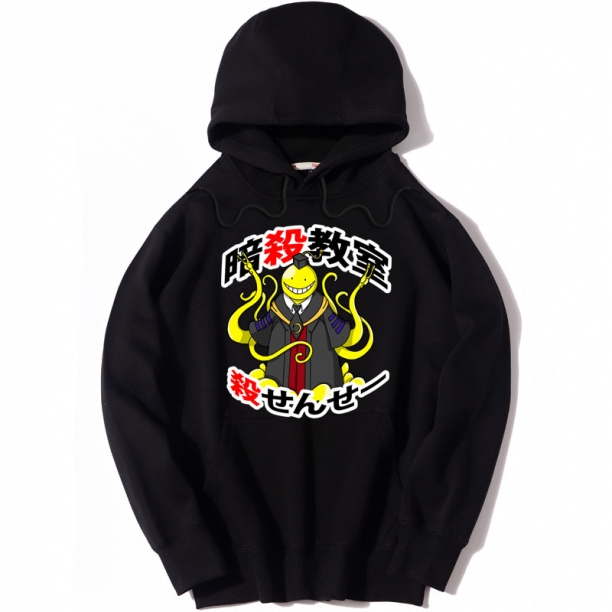 <p>Black Hoodie Assassination Classroom Hooded Coat</p>
