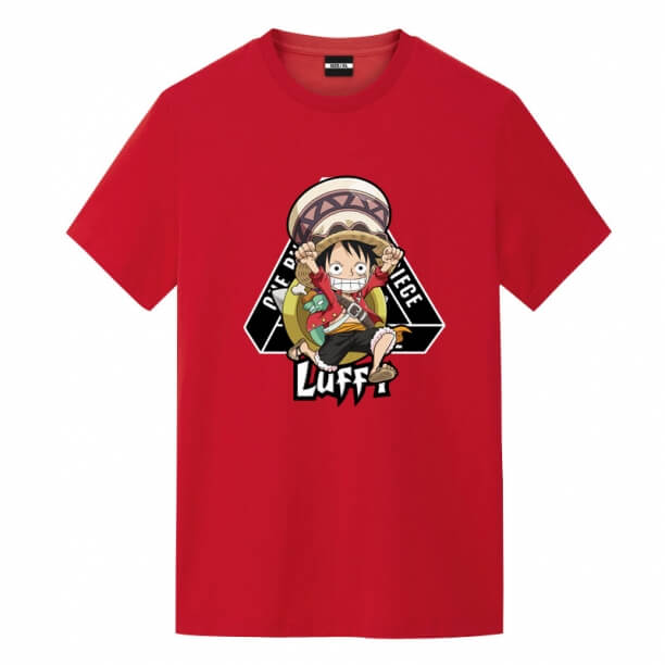 One Piece Rufy Tshirt Anime Graphic Tees