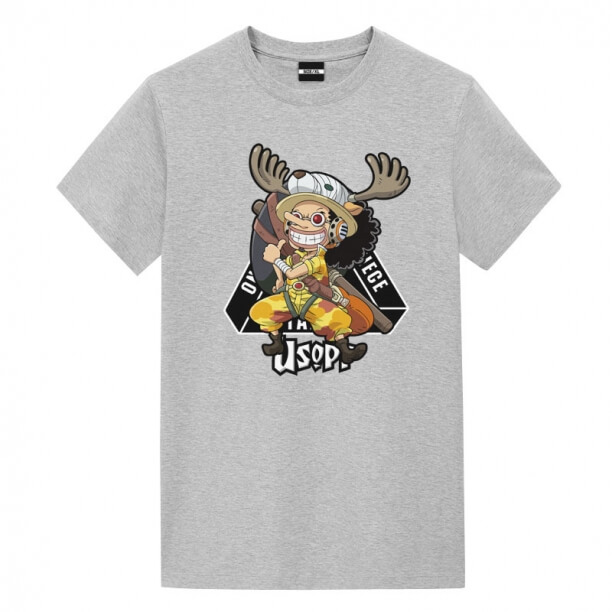 One Piece Usopp Tshirts Anime skjorter billige