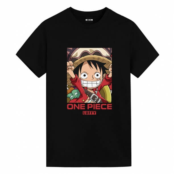 Luffy Tee Camisetas de pareja de anime de una pieza