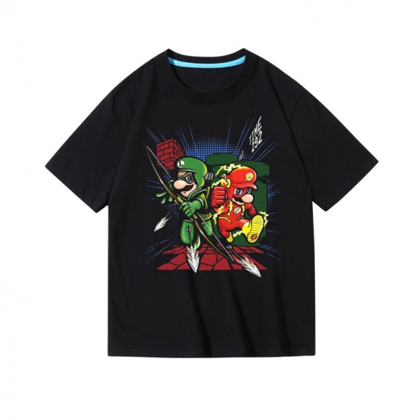 <p>Green Arrow Mario Tee Hot Topic T-Shirt</p>
