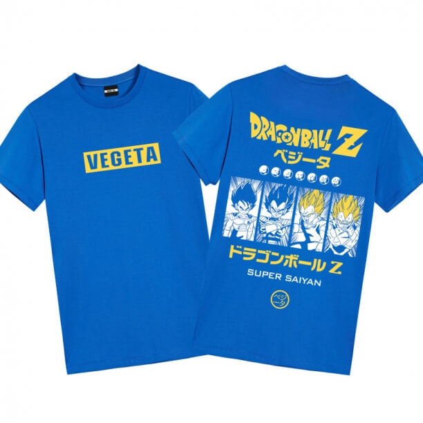 Dragon Ball DB Vegeta Tişörtleri Ucuz Anime Tişörtleri