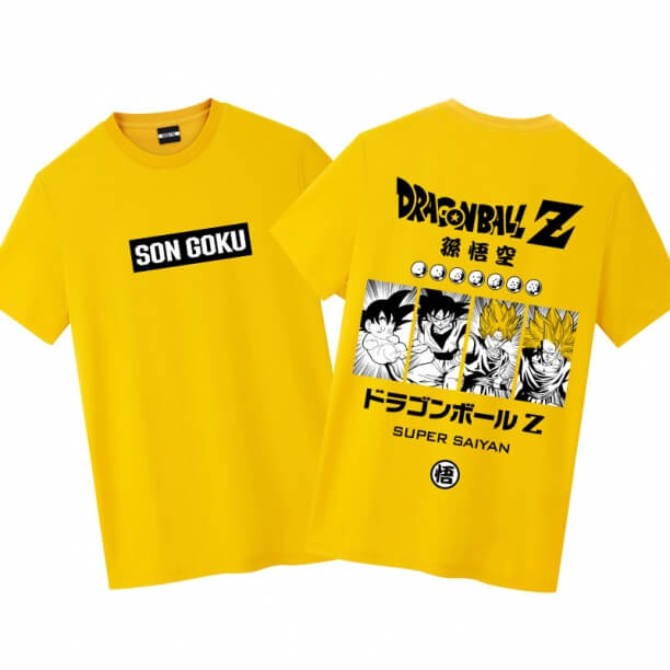Dragon Ball Z Goku Tshirt Cool Anime T Shirts