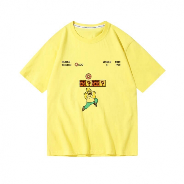 <p>A camiseta do tema quente dos Simpsons Mario Tee</p>
