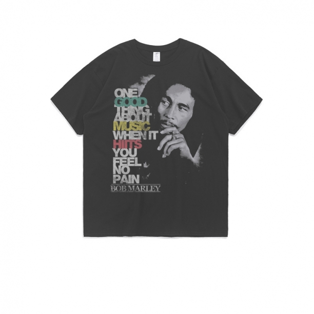 <p>Bob Marley Tees Rock and Roll Jakość T-Shirty</p>
