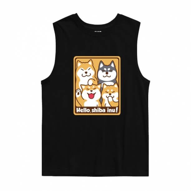 Cute Dog Doge Tank-tops