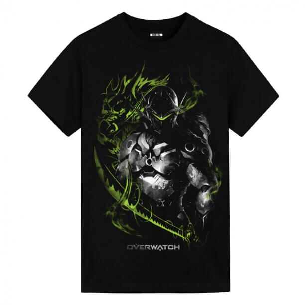 Čierne tričko Overwatch Hero Genji Shirt