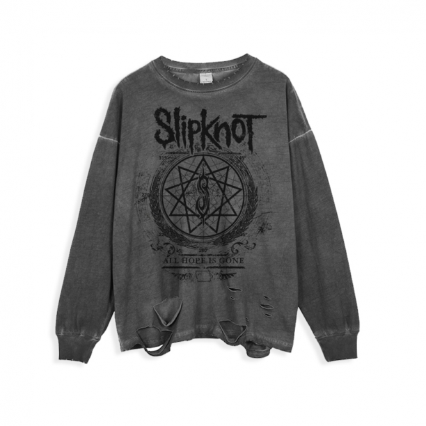 <p>เสื้อยืดสไตล์ย้อนยุค Rock Slipknot</p>
