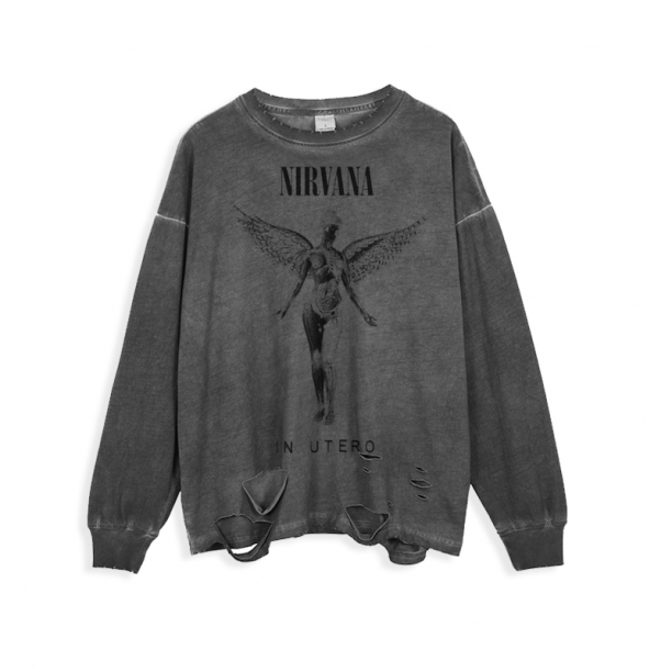 <p>Nirvana Tee Rock and Roll Hip Hop Retro Style T-Shirts</p>

