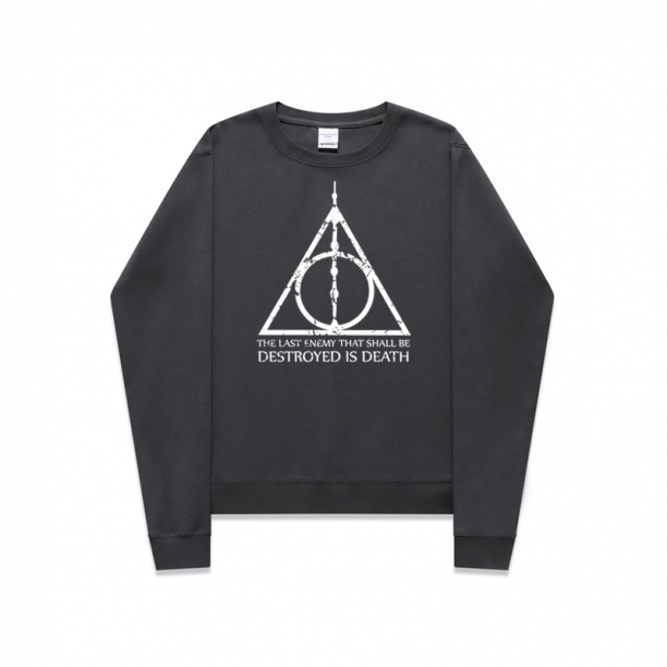 <p>เสื้อสเวตเชิ้ตผ้าฝ้ายหนัง Harry Potter เสื้อมีฮู้ด</p>
