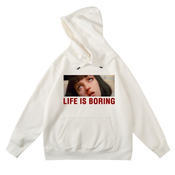 <p>Life Is Boring Sweatshirt XXL hooded sweatshirt</p>
