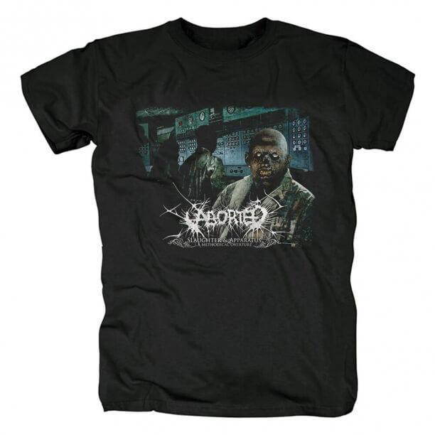 Aborted Band T-Shirt Belgium Metal Punk Rock Tshirts