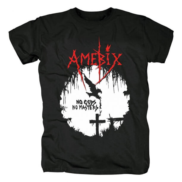 Amebix Band Gods No Masters V3 티셔츠 하드 록 셔츠
