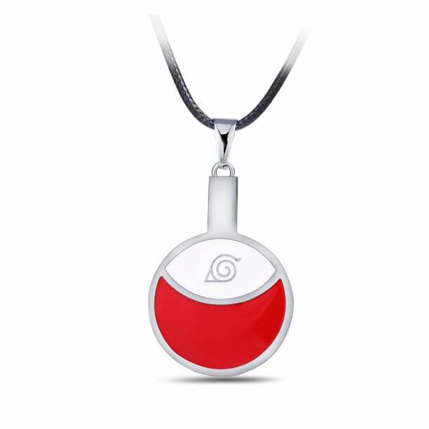 Anime Naruto Uchiha Logo Necklace