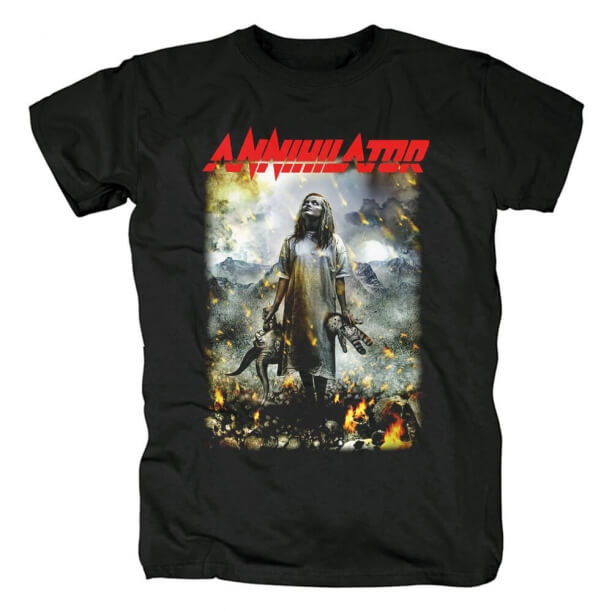 T-Shirt Annihilator Canada Metal Rock Band Shirts