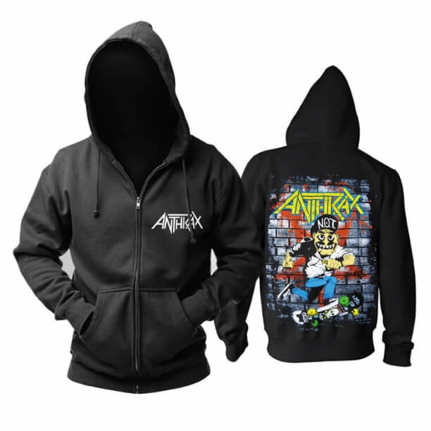 Anthrax Hoodie Us Hard Rock Punk Rock Band Sweatshirts