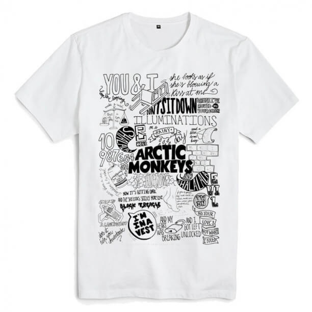 Arctic Monkeys Tshirts Rock Band T-Shirt