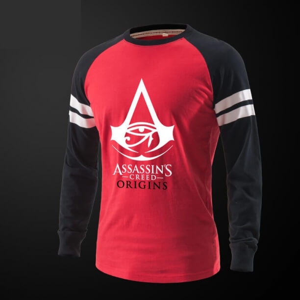 Assassin's Creed Origins Tshirt Long Sleeve Black Tee