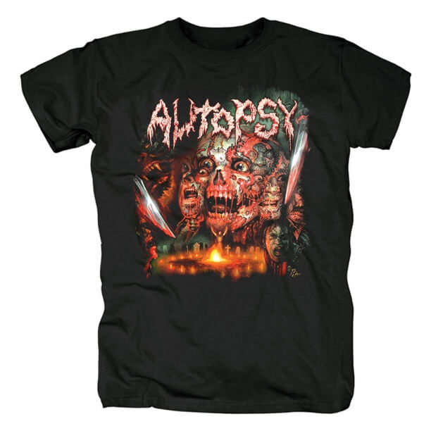 Autopsi Alle morgendagens begravelser T-shirt Us Metal Band skjorter