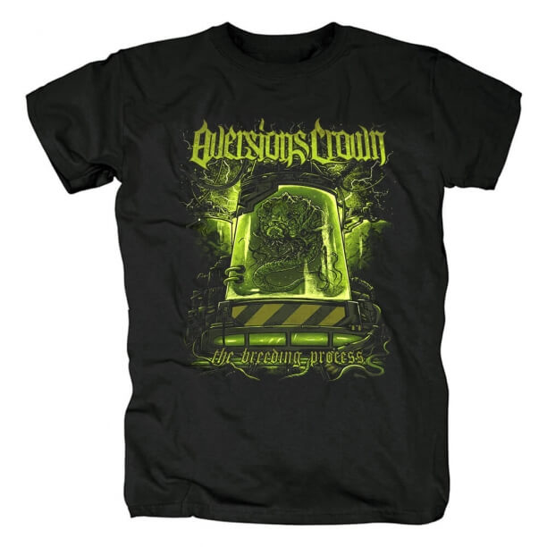 Aversions Crown Avlsprocessen T-shirt Metal Grafiske T-shirts