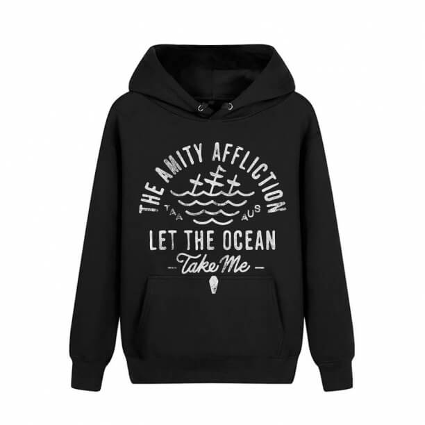 Awesome The Amity Affliction Hooded Sweatshirts Hard Rock Metal Music Hoodie